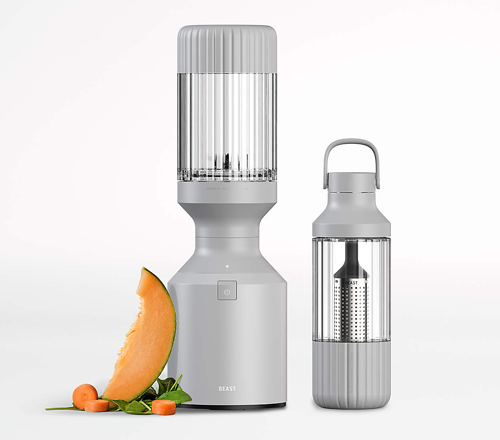 Beast Blender + Hydration System in Pebble Grey