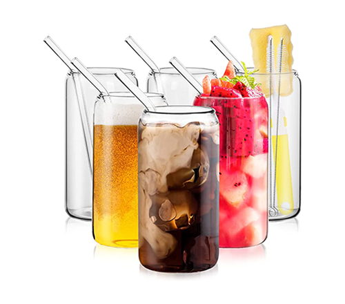 Gemwon Drinking Glasses with Straw