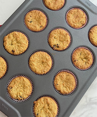 Healthy Cranberry Orange Muffins